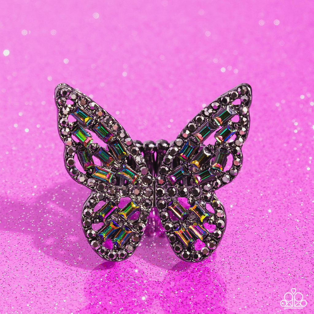 Flauntable Flutter - Multi Paparazzi Ring - The Sassy Sparkle