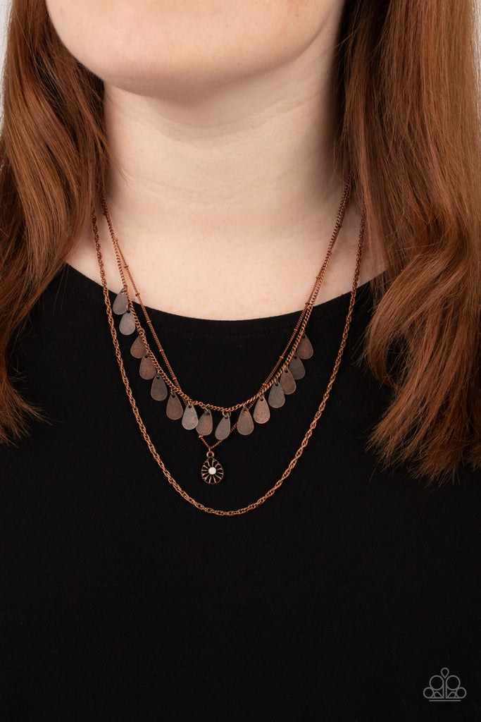 Prairie Dream - Copper Necklace-Paparazzi