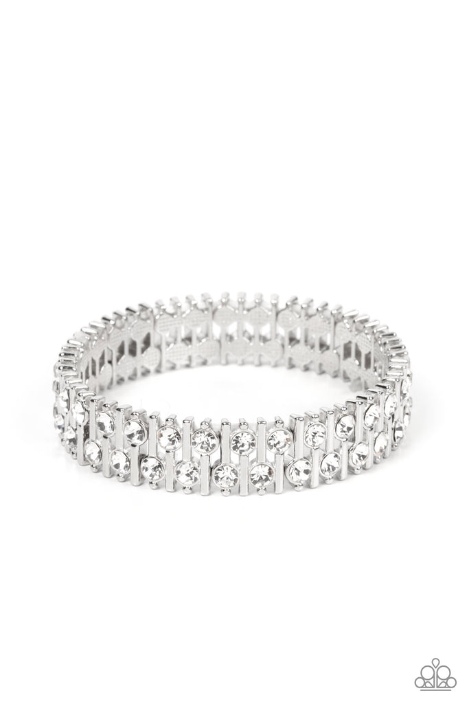 Generational Glimmer - White Paparazzi Bracelet - The Sassy Sparkle