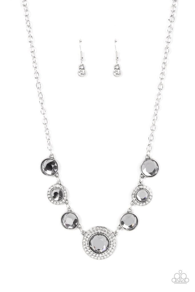 Extravagant Extravaganza - Silver Paparazzi Necklace - The Sassy Sparkle