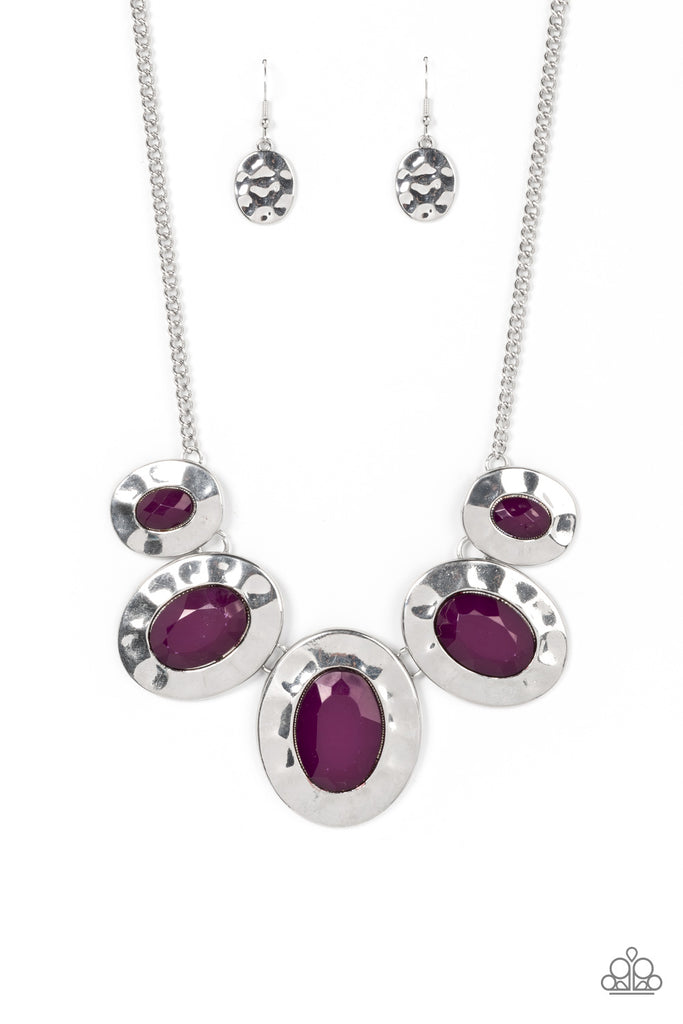 Rivera Rendezvous - Purple Necklace-Paparazzi