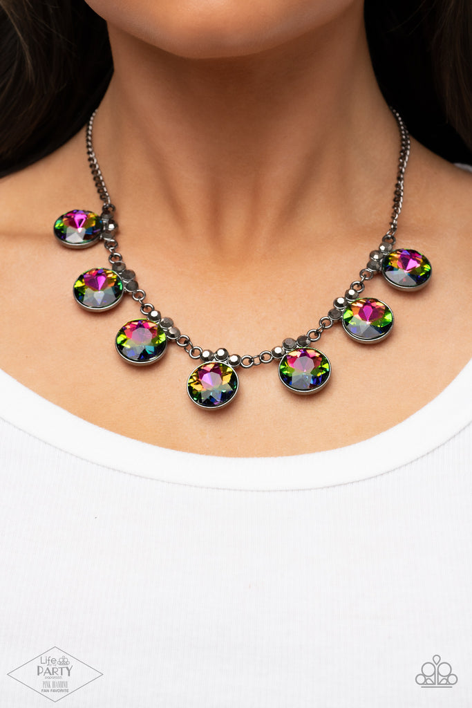 GLOW-Getter Glamour - Multi Necklace-Paparazzi