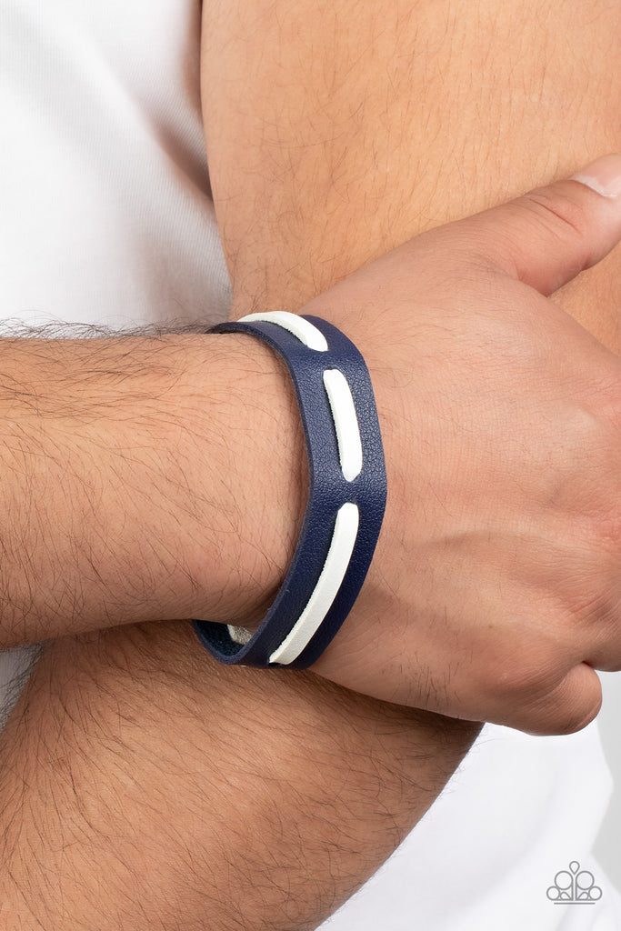 Ride Easy - Blue Urban Bracelet-Paparazzi