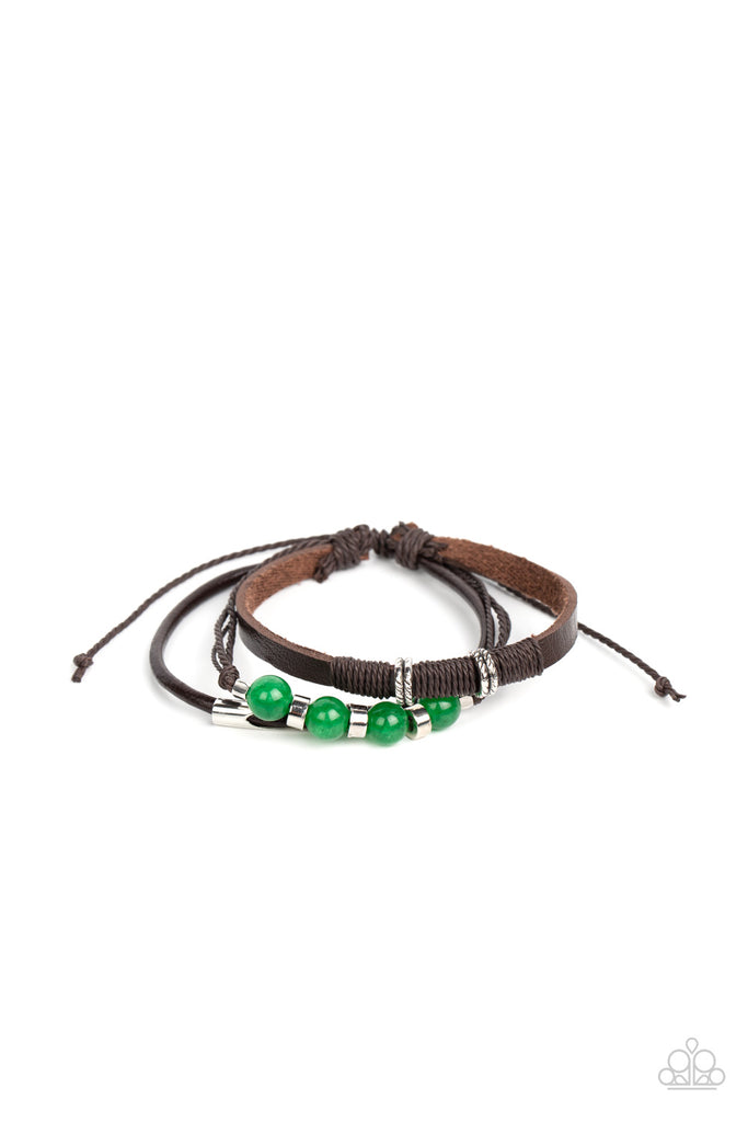 Amplified Aloha - Green Paparazzi Bracelet - The Sassy Sparkle