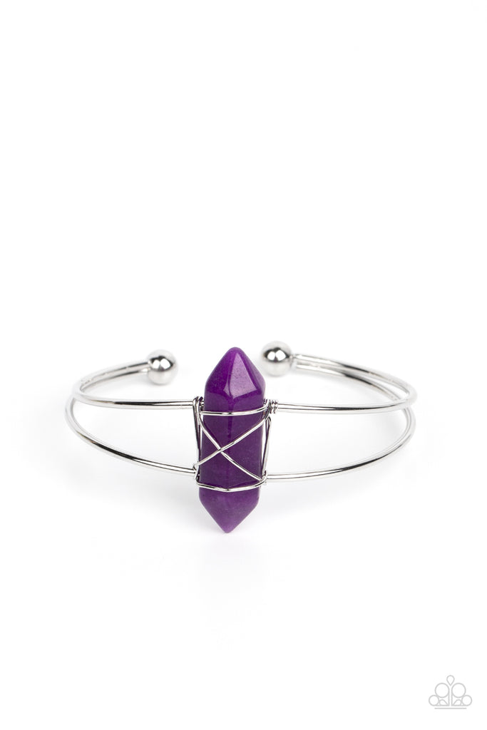 Terra Transcendence - Purple Bracelet-Paparazzi