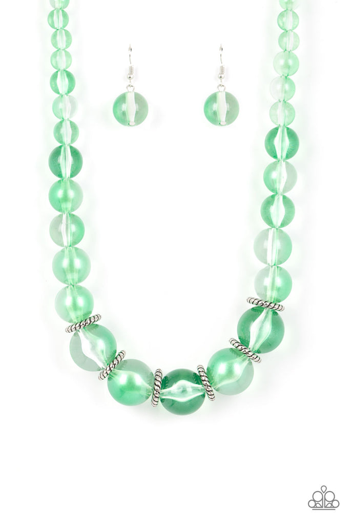 Marina Mirage - Green Paparazzi Necklace - The Sassy Sparkle