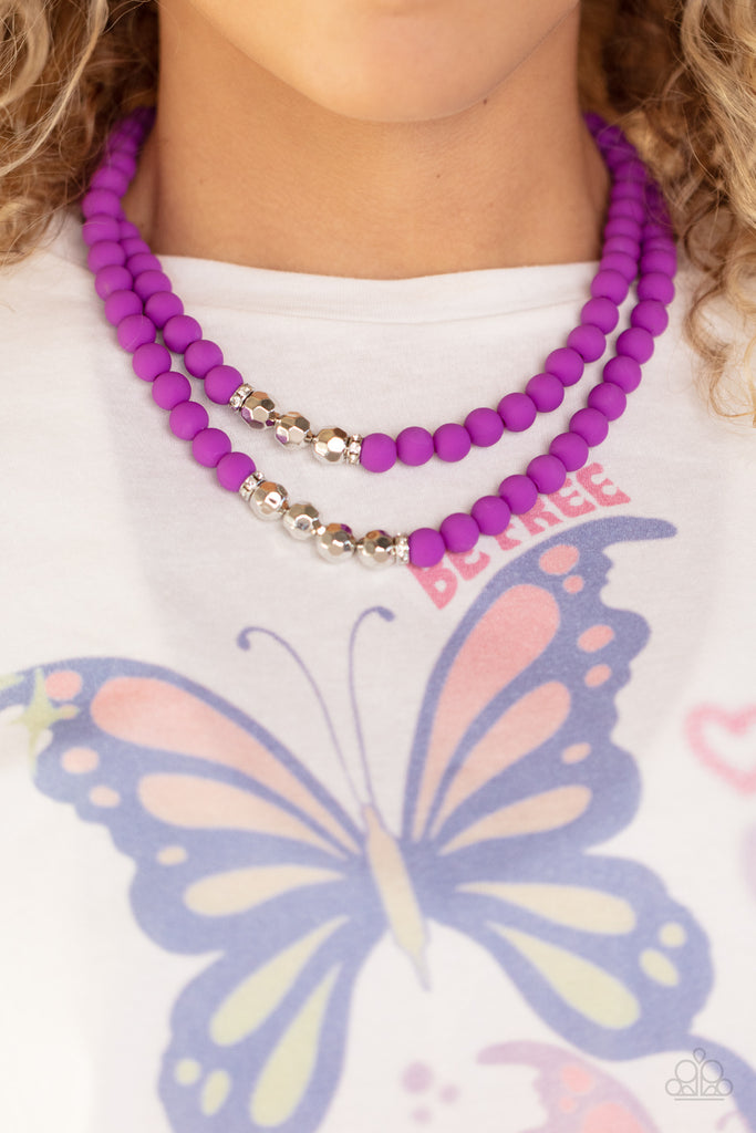 Summer Splash - Purple Necklace-Paparazzi