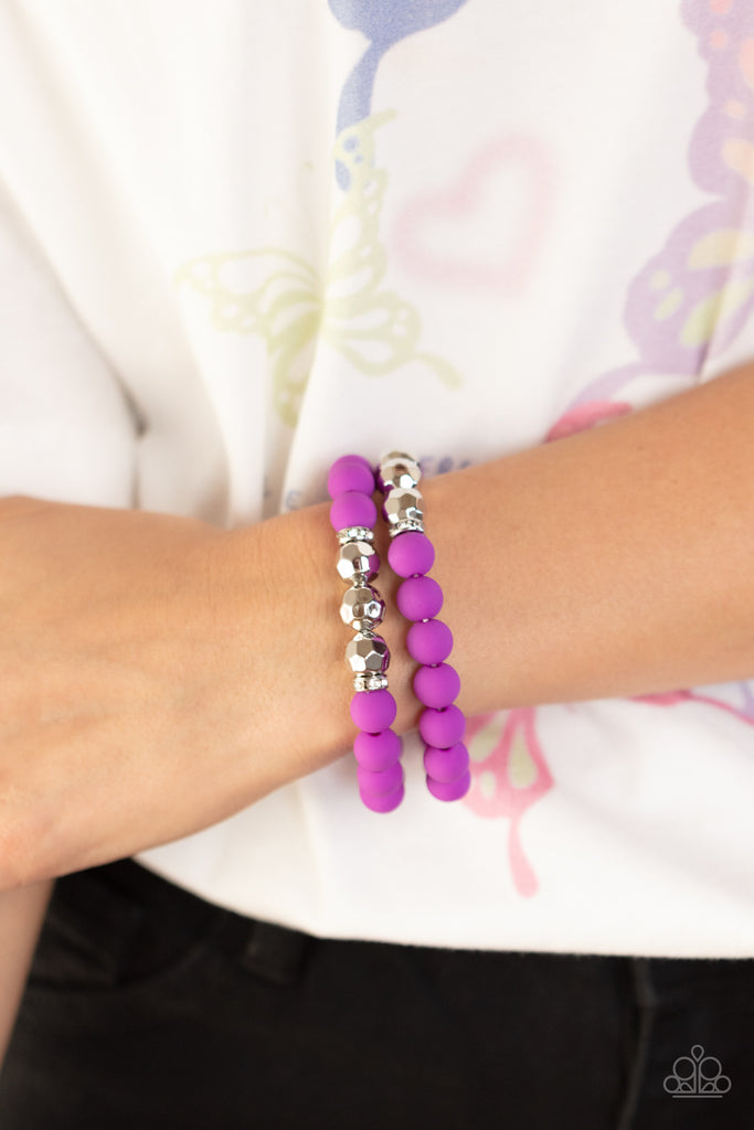 Dip and Dive - Purple Bracelet-Paparazzi