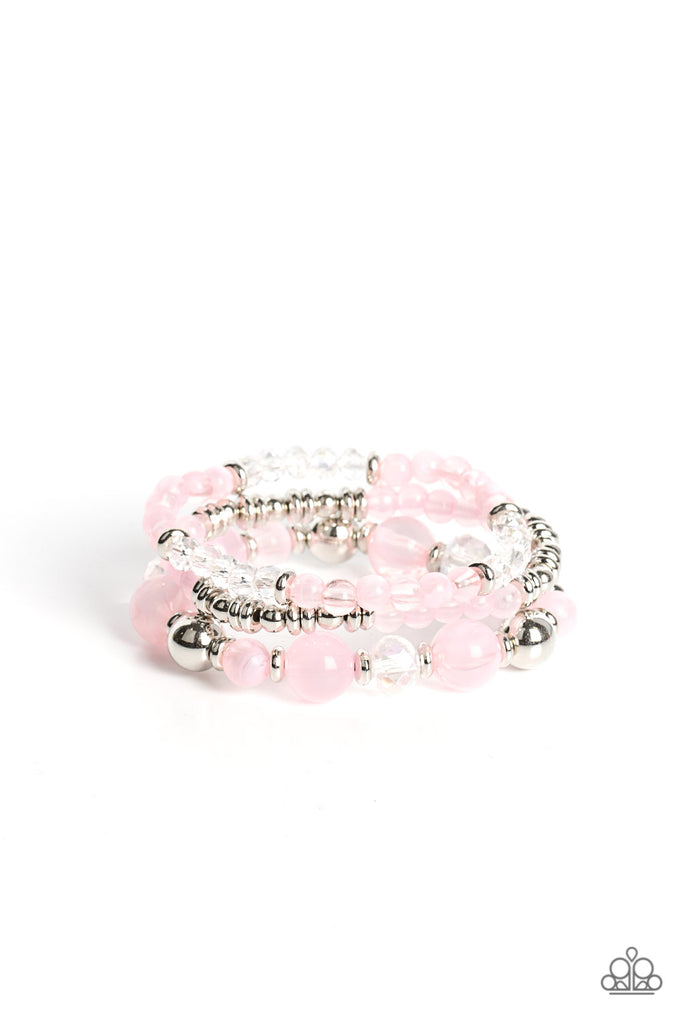 Shoreside Stroll - Pink Paparazzi Bracelet - The Sassy Sparkle