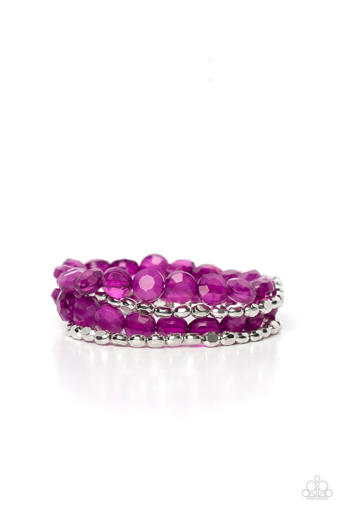 Seaside Siesta - Purple Paparazzi Bracelet - The Sassy Sparkle