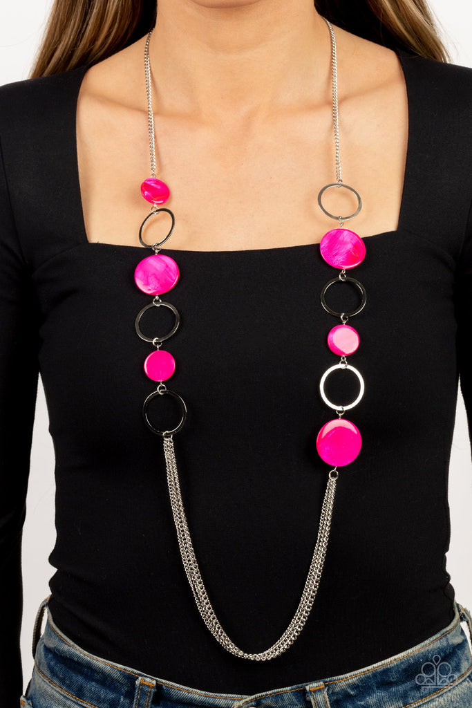 Beach Hub - Pink Paparazzi Necklace - The Sassy Sparkle