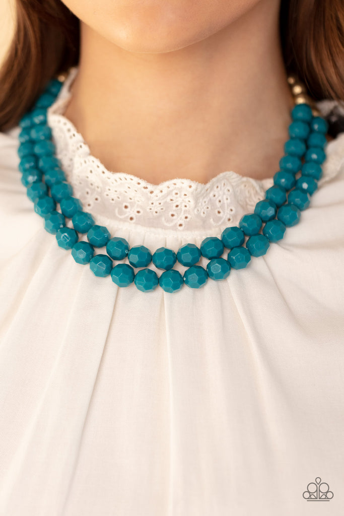 Greco Getaway - Blue Paparazzi Necklace from - The Sassy Sparkle