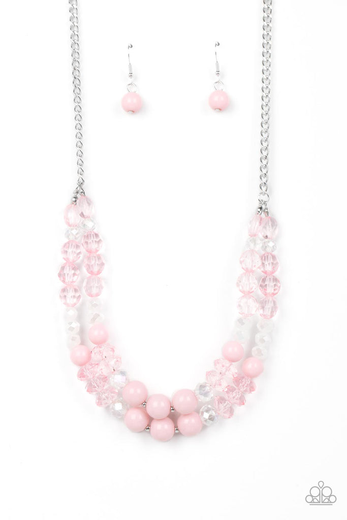 Vera-CRUZIN’ - Pink Necklace-Paparazzi