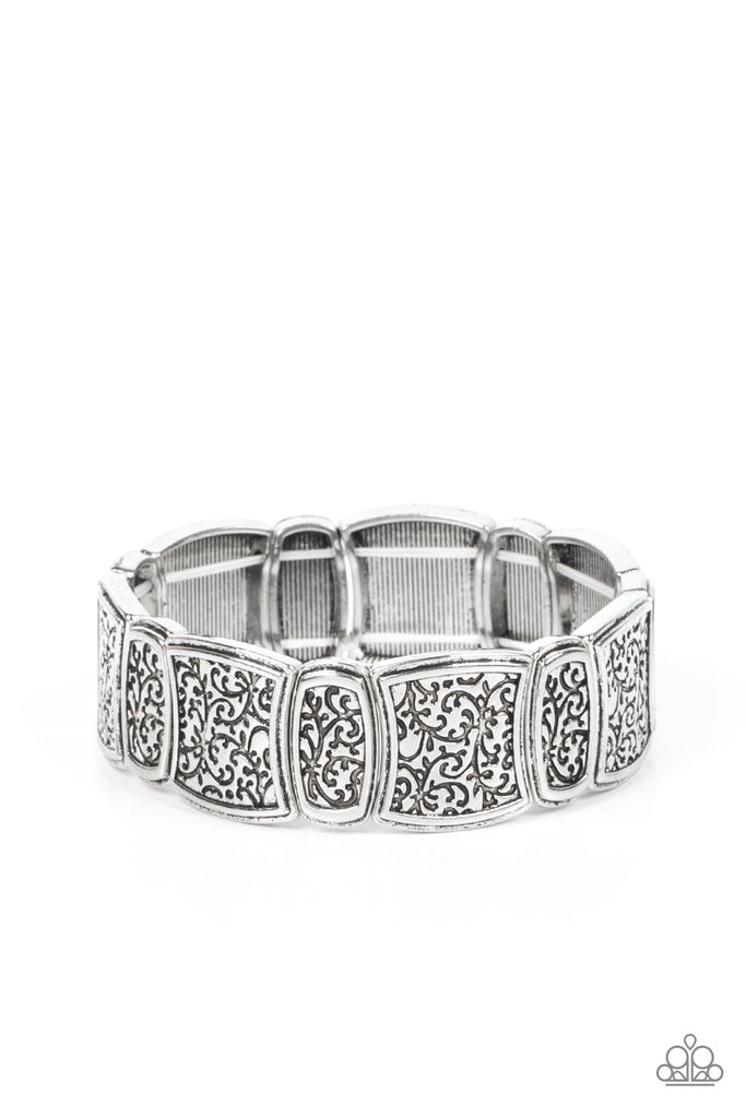 Wine Country - Silver Bracelet-Paparazzi