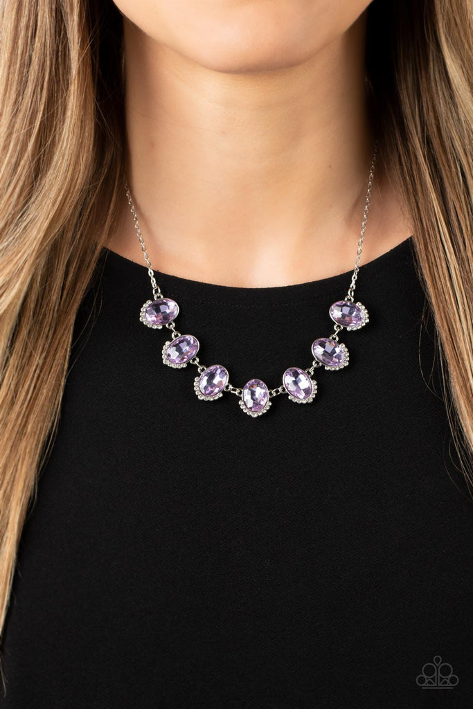 Unleash Your Sparkle - Purple Necklace-Paparazzi