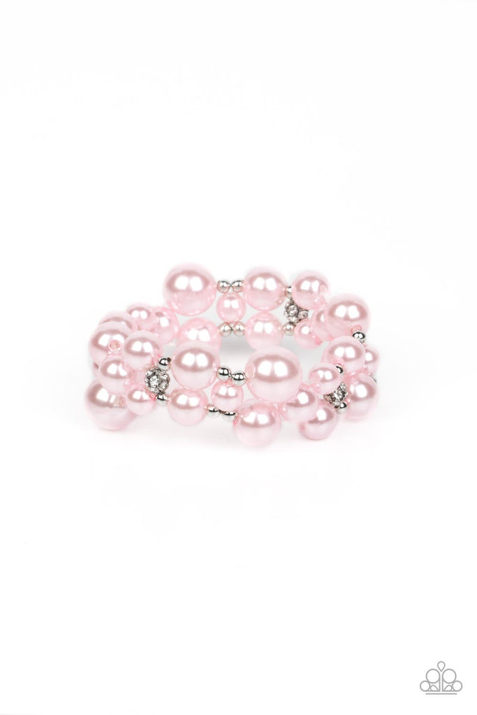 Her Serene Highness - Pink Pearl Bracelet-Paparazzi