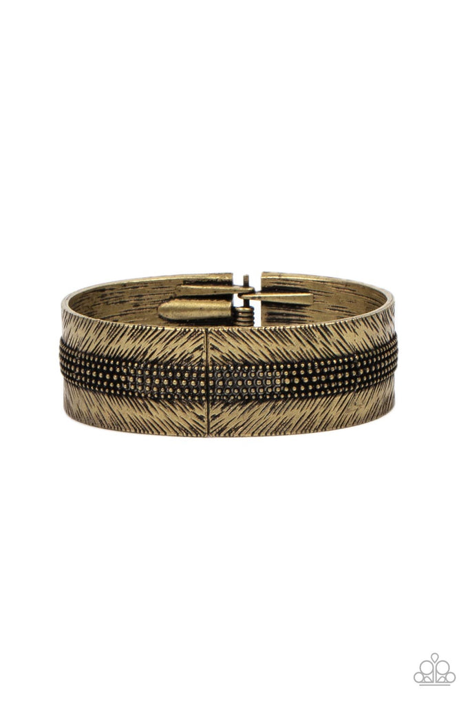 Rancho Refinement - Brass Bracelet-Paparazzi