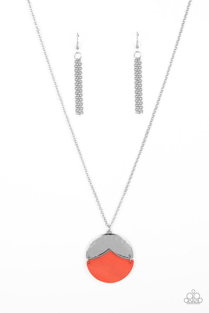 PRE ORDER Seaside Sabbatical - Orange Paparazzi Necklace - The Sassy Sparkle