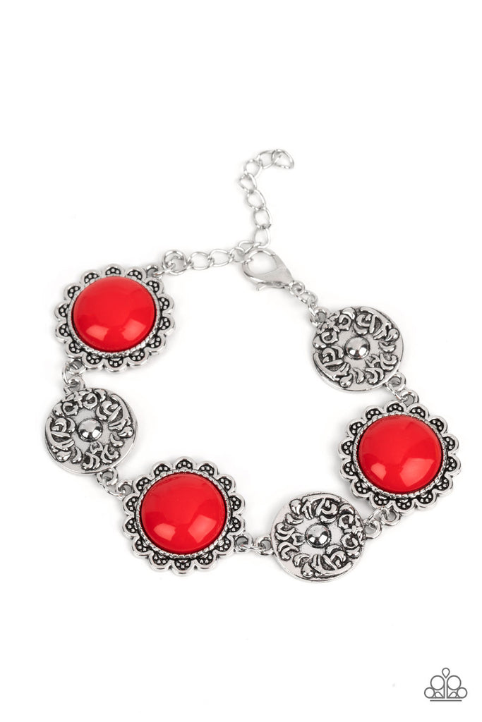 Positively Poppy - Red Paparazzi Bracelet - The Sassy Sparkle