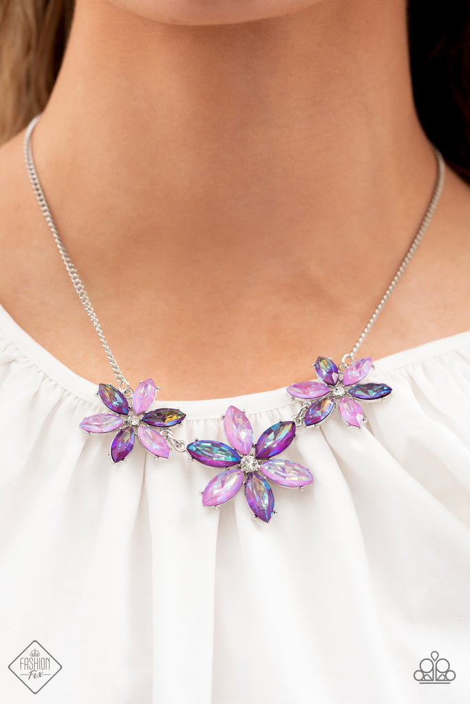 Meadow Muse - Purple Necklace-Paparazzi