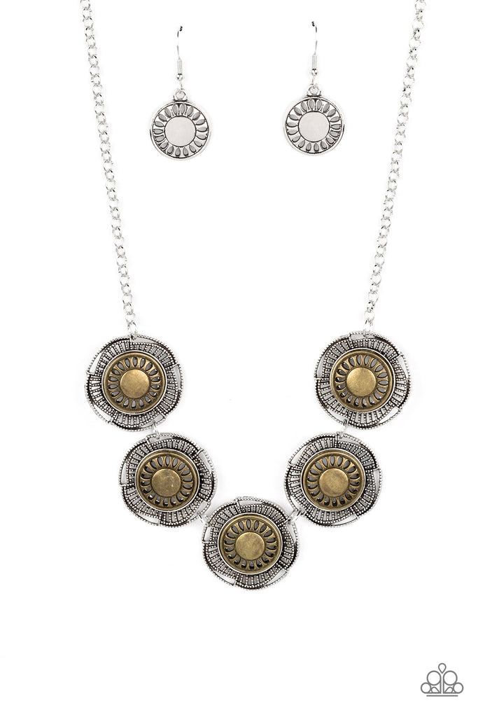 PRE ORDER Desert Décor - Silver Paparazzi Necklace - The Sassy Sparkle