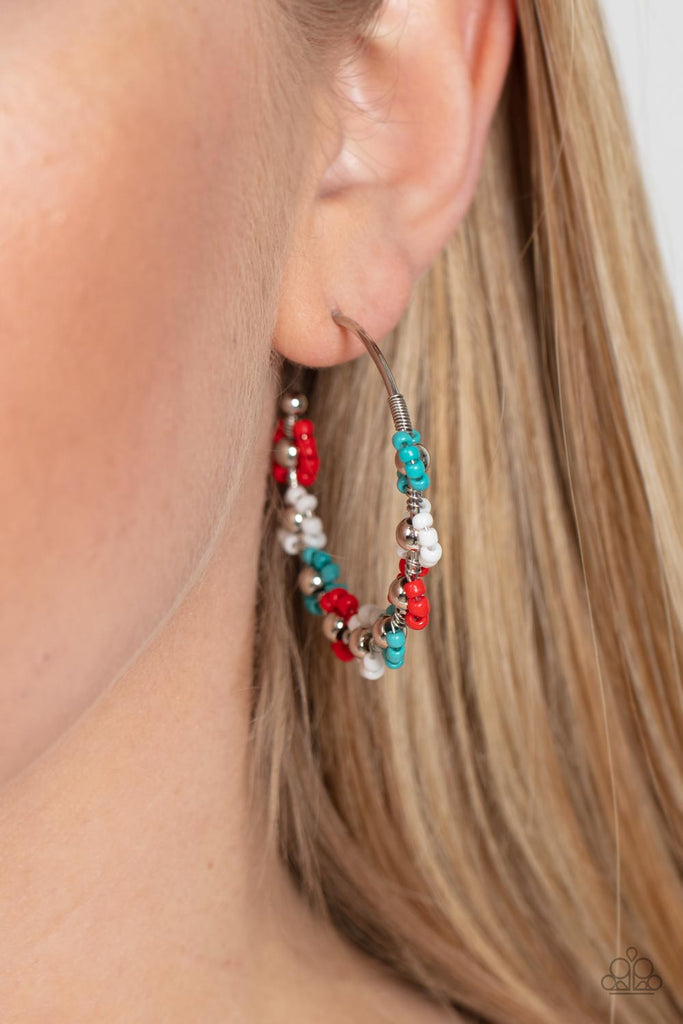 Growth Spurt - Red Paparazzi Earring - The Sassy Sparkle