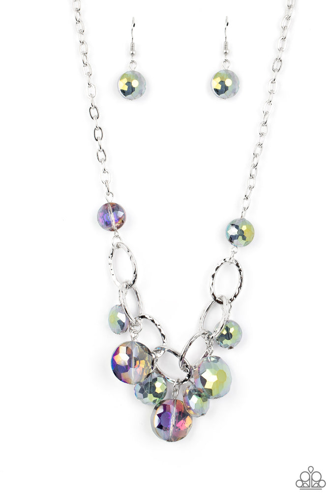 Rhinestone River - Multi Paparazzi Necklace - The Sassy Sparkle