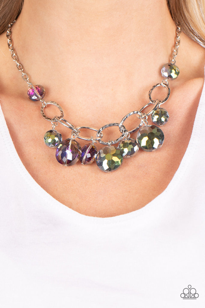 Rhinestone River - Multi Necklace-Paparazzi