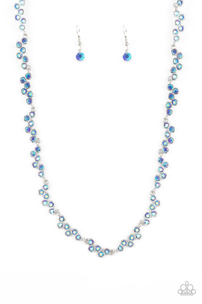 PRE ORDER GLOWING Admiration - Blue Paparazzi Necklace - The Sassy Sparkle
