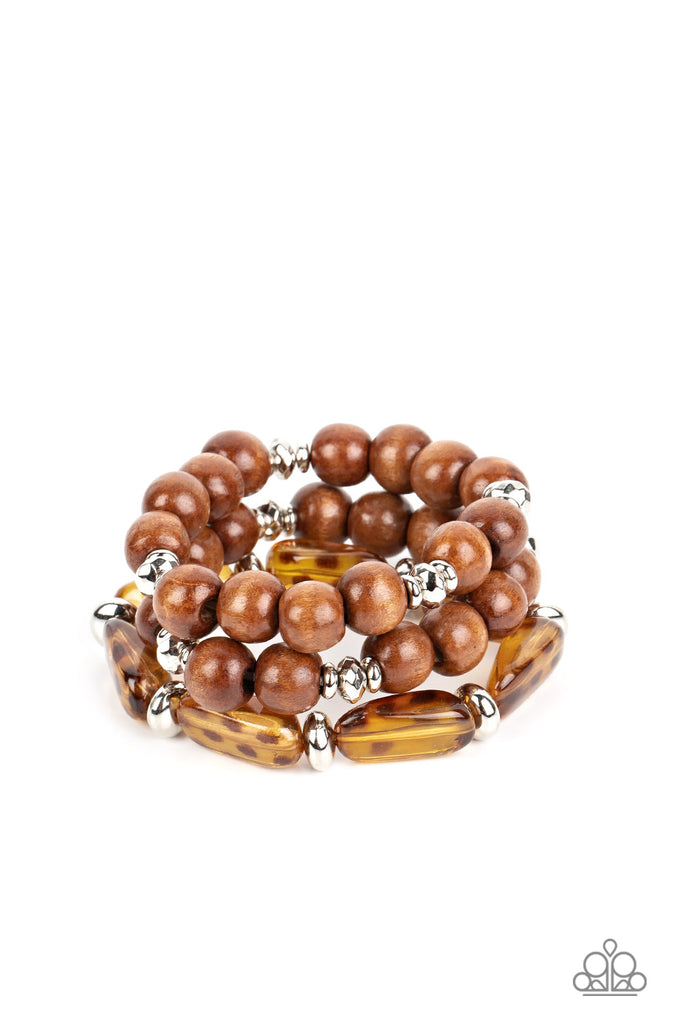 WILD-Mannered - Brown Paparazzi Bracelet - The Sassy Sparkle