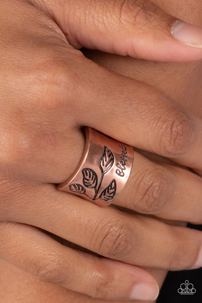 Blessed with Bling - Copper Paparazzi RIng - The Sassy Sparkle