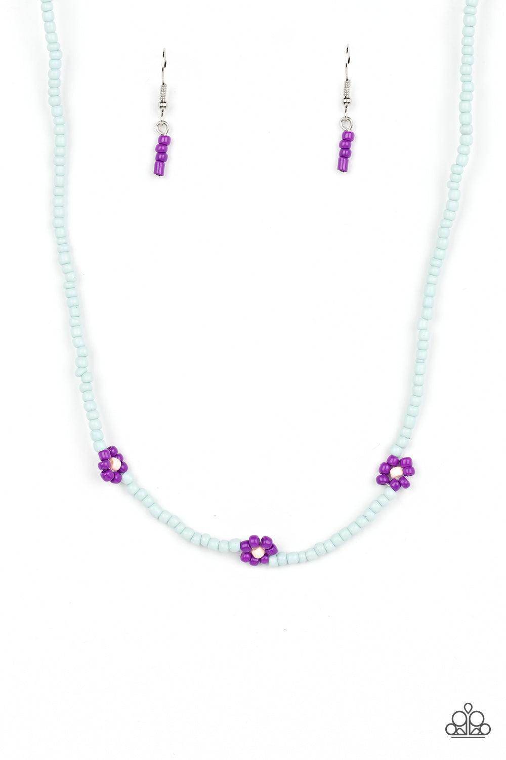 Bewitching Beading - Purple Necklace-Paparazzi