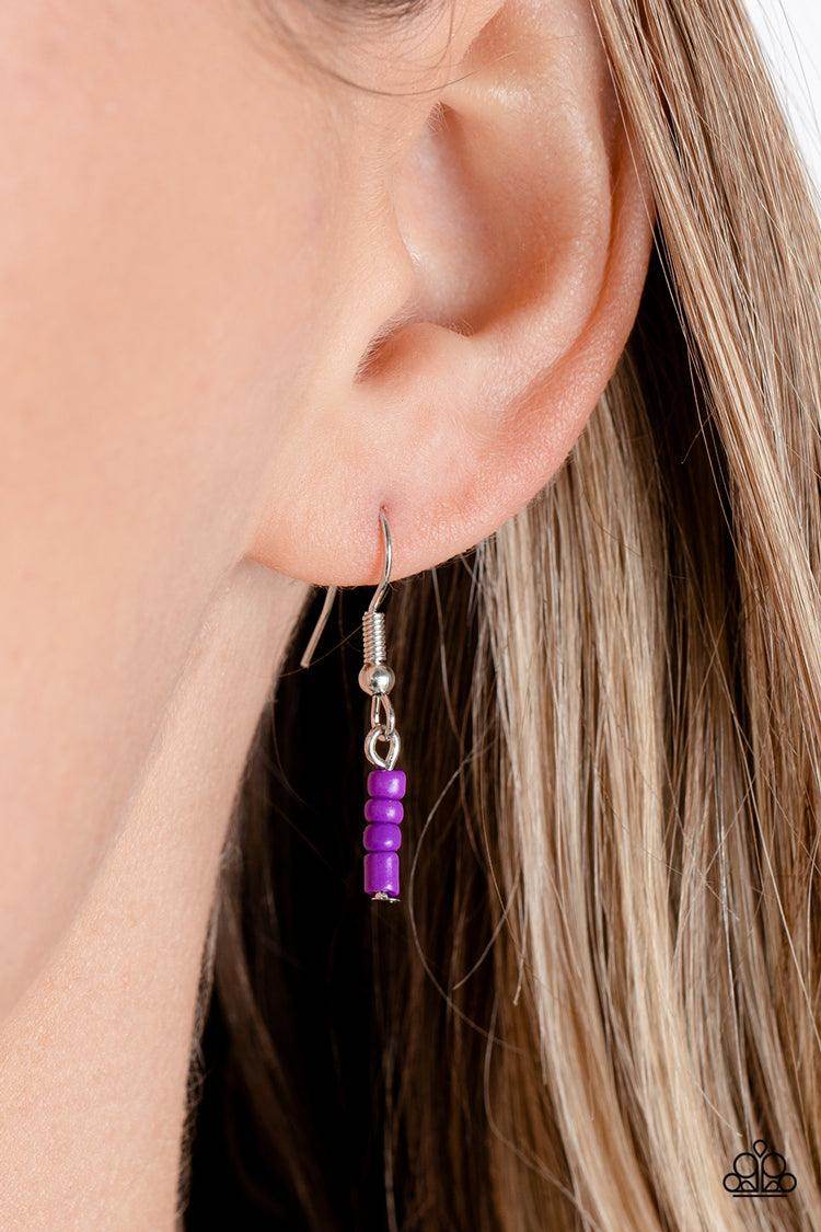 Bewitching Beading - Purple Necklace-Paparazzi
