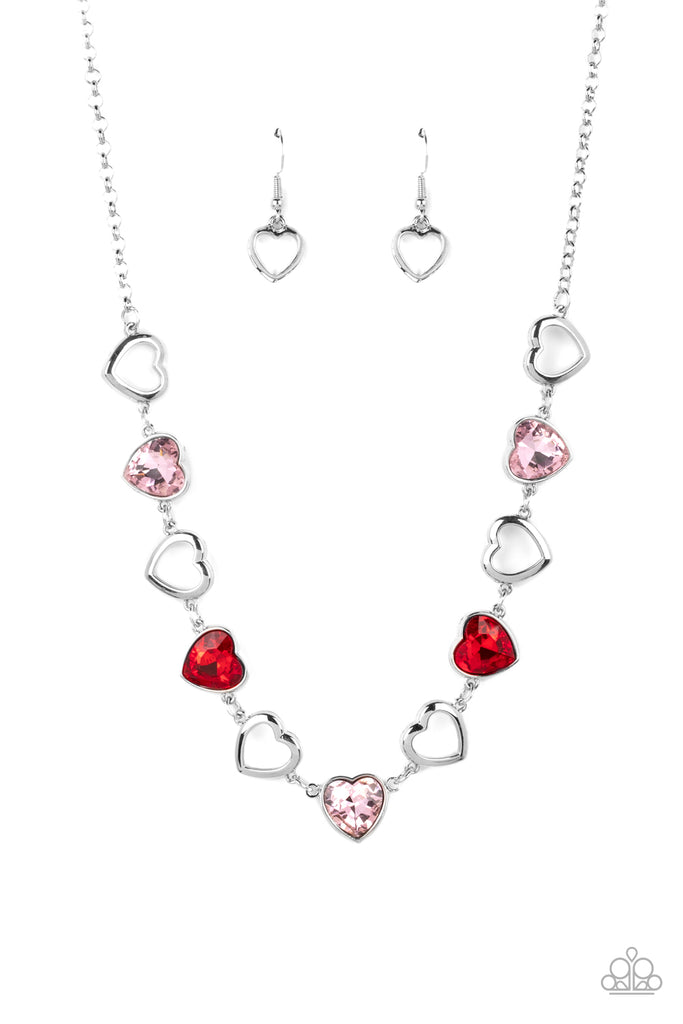 Contemporary Cupid - Multi Necklace-Paparazzi - The Sassy Sparkle