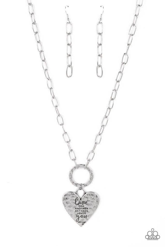 Brotherly Love - Silver Paparazzi Necklace - The Sassy Sparkle