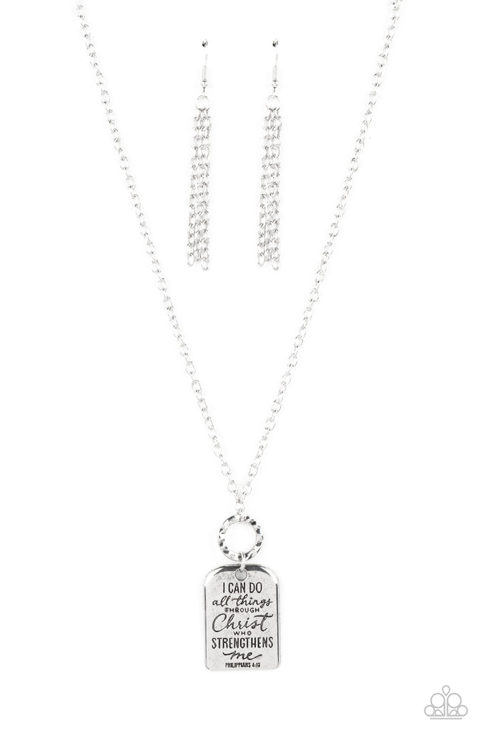 Persevering Philippians - Silver Paparazzi Necklace - The Sassy Sparkle