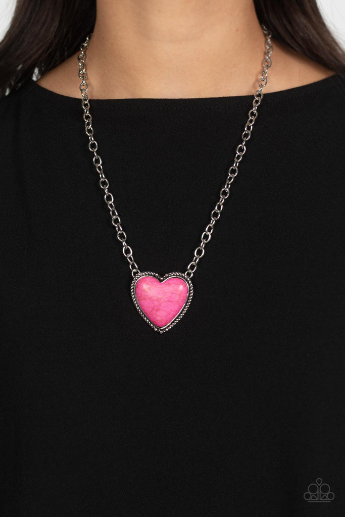 Authentic Admirer - Pink Paparazzi Necklace - The Sassy Sparkle