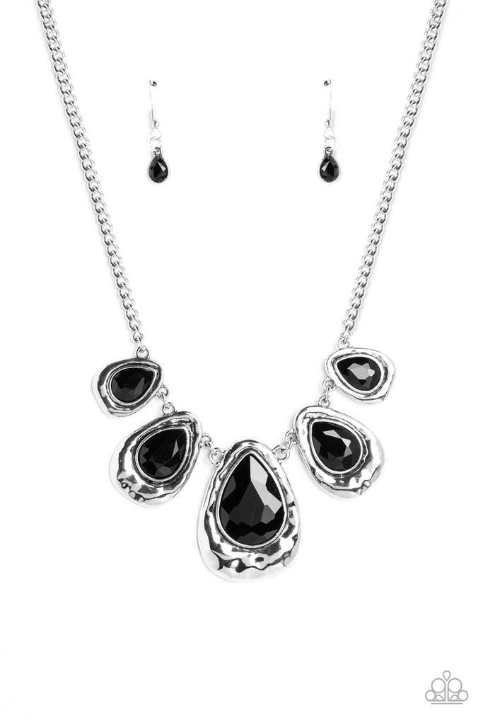 Formally Forged - Black Necklace-Paparazzi