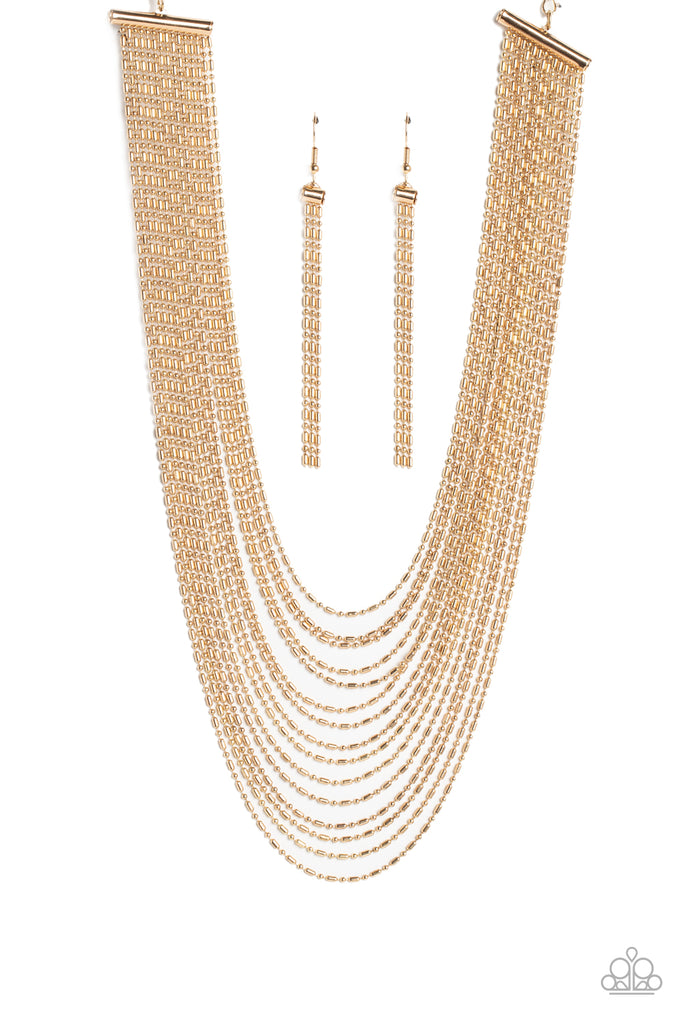 Cascading Chains - Gold - The Sassy Sparkle