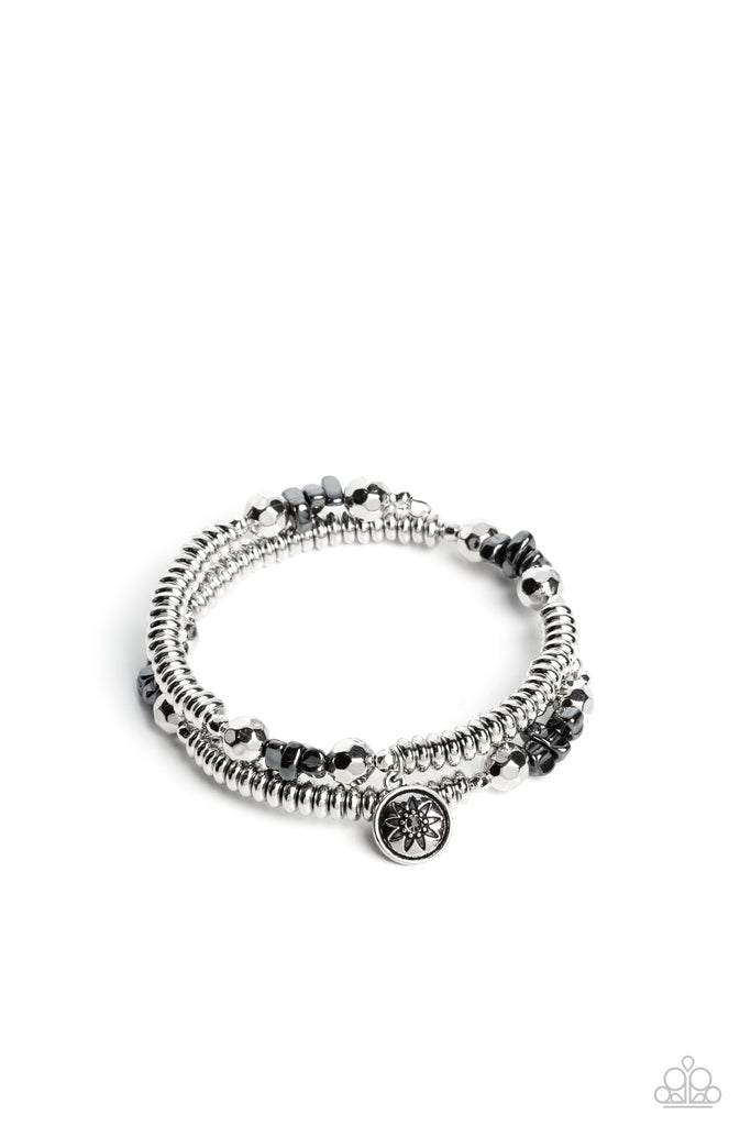 Handcrafted Heirloom - Silver Bracelet-Paparazzi - The Sassy Sparkle