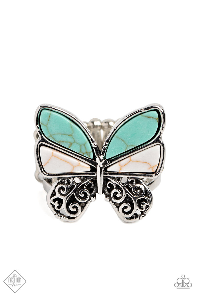 PRE ORDER Wild Wings - Blue Paparazzi Ring - The Sassy Sparkle