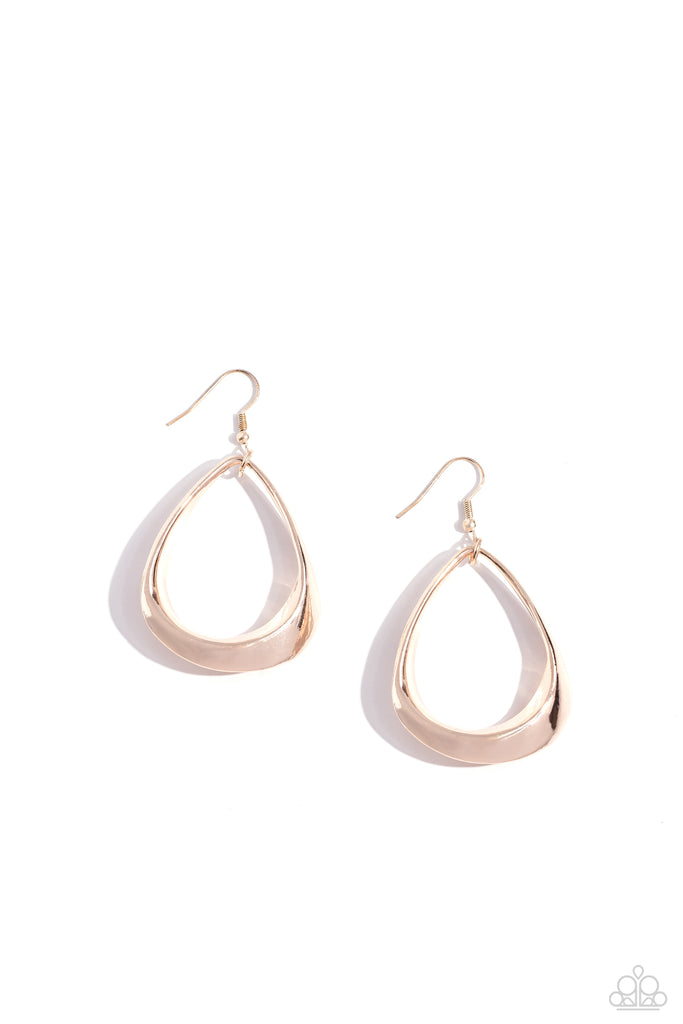 Subtle Solstice - Rose Gold Paparazzi Earring - The Sassy Sparkle