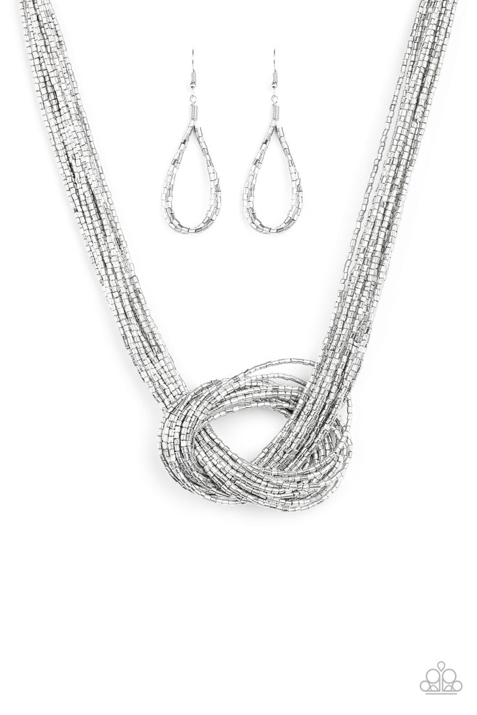 Knotted Knockout-silver - The Sassy Sparkle