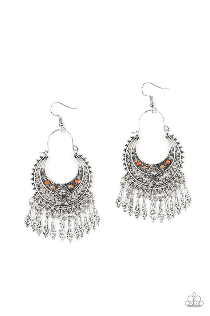 Walk On The Wildside-Multi Earrings-Paparazzi - The Sassy Sparkle