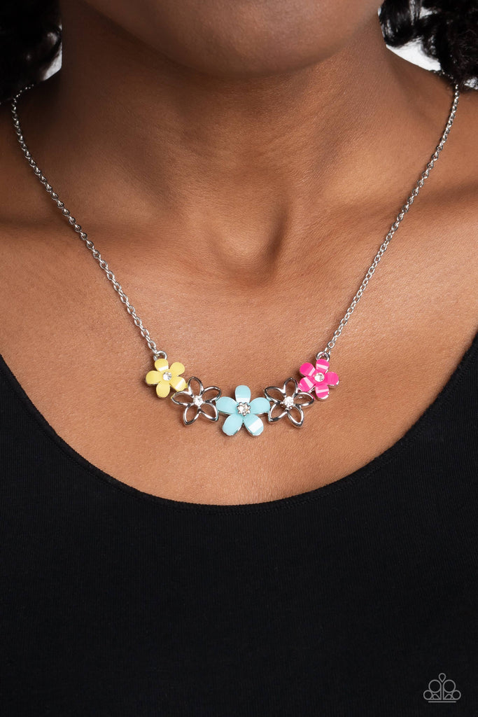WILDFLOWER About You - Blue Necklace-Paparazzi - The Sassy Sparkle