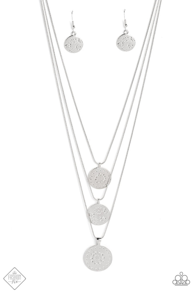 Caviar Charm - Silver Paparazzi  Necklace - The Sassy Sparkle