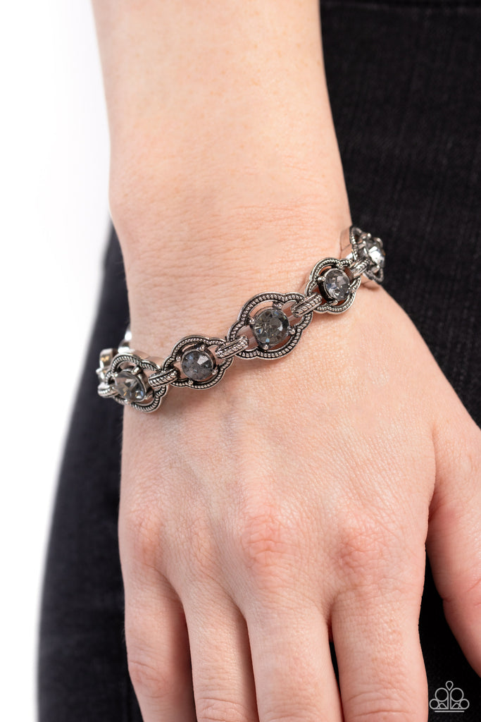 ROPE For The Best - Silver Bracelet-Paparazzi