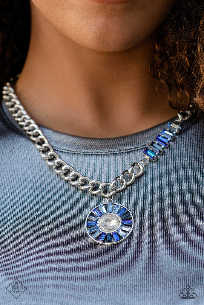 Tiered Talent - Blue Necklace-Paparazzi