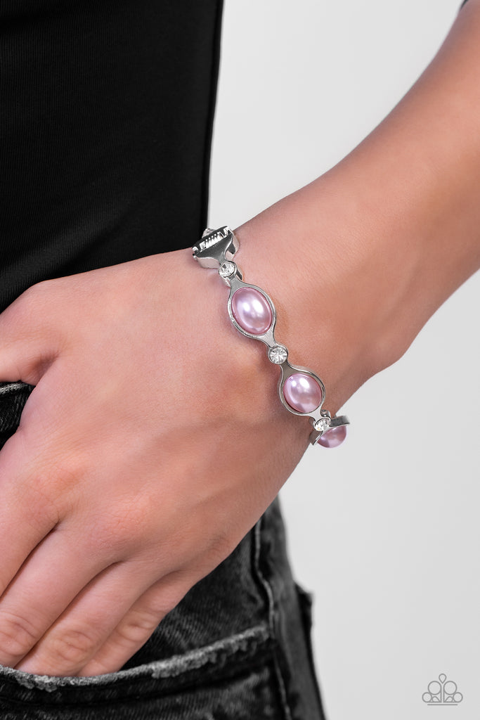 Are You Gonna Be My PEARL? - Pink Pearl Bracelet-Paparazzi