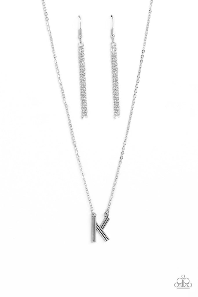Leave Your Initials - Silver - K - The Sassy Sparkle